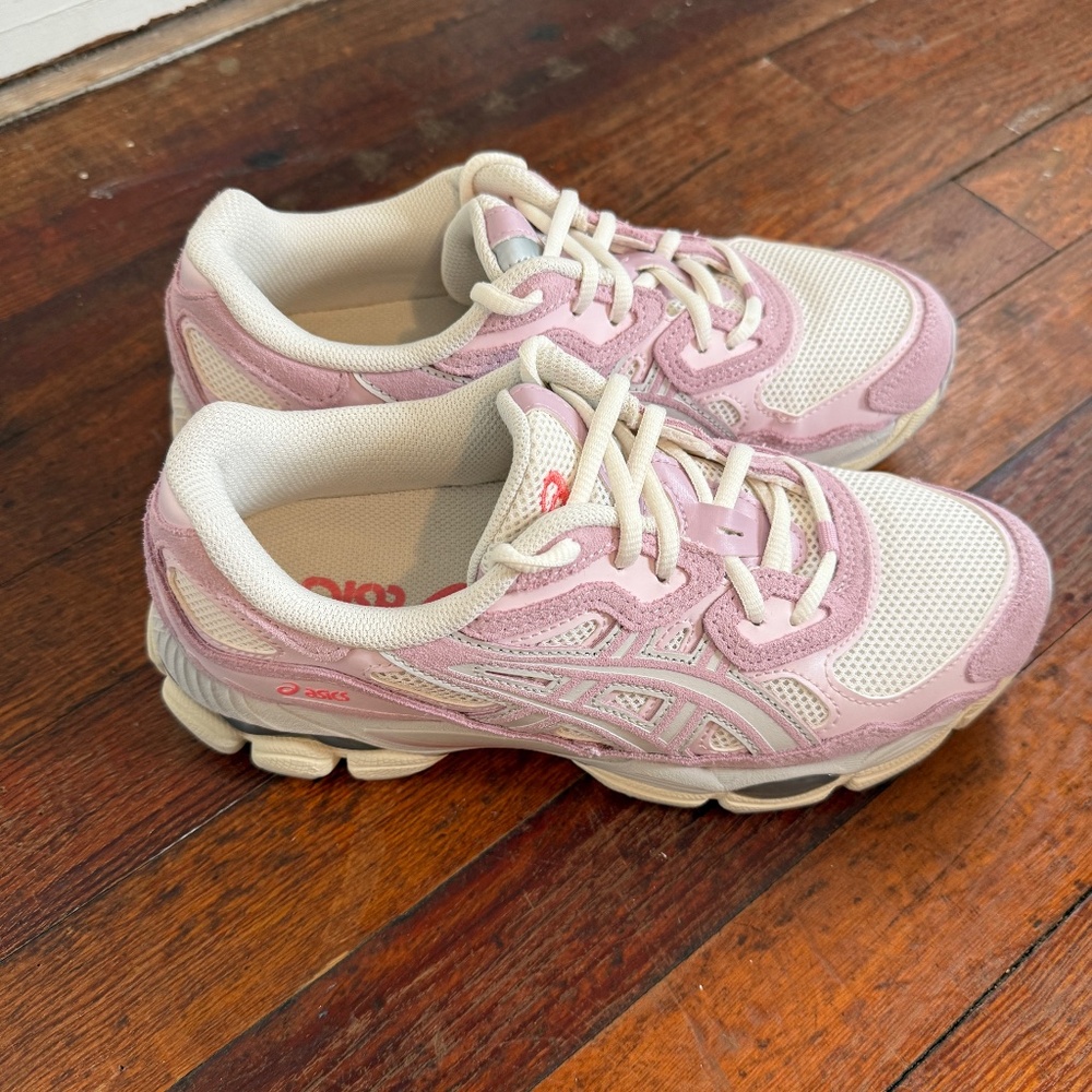 Asics Gel-NYC Cream-Rose Water | size W8/M6.5 - Picture 6 of 11